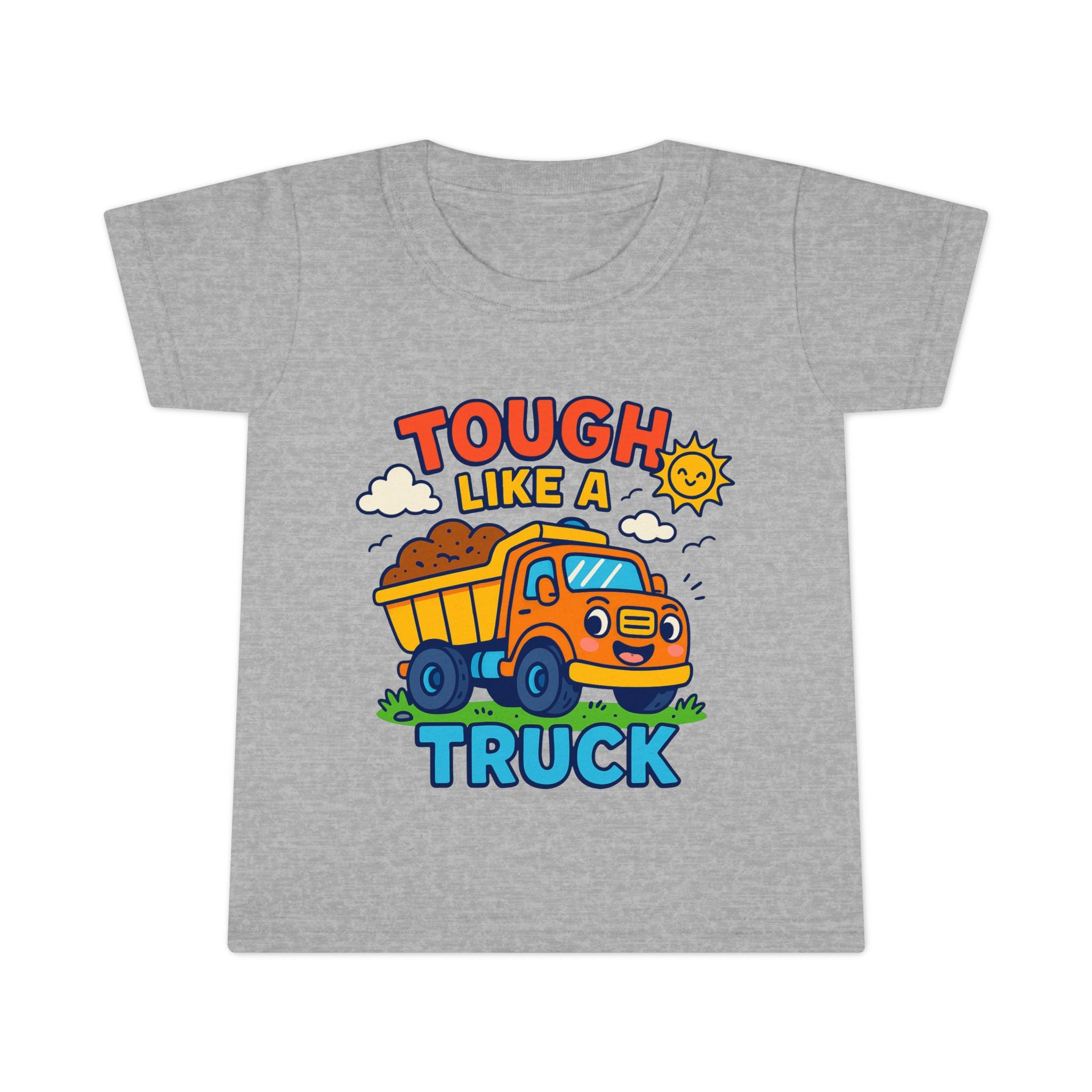 Tough Like a Truck Toddler T-Shirt | Cute Kids Tee, Truck Lover Gift, Birthday Outfit, Playtime Apparel, Toddler Casual Wear