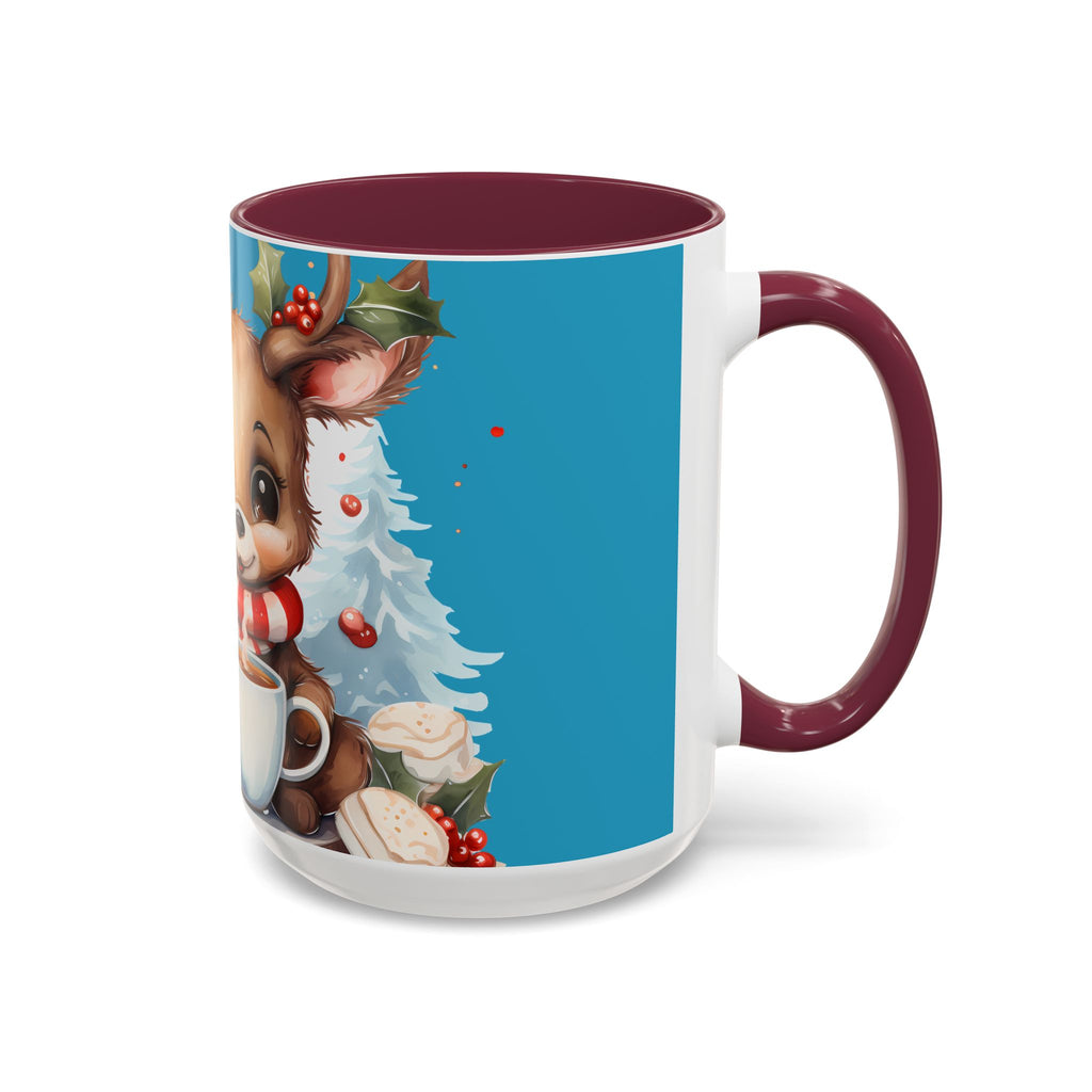 Cute Christmas Reindeer Coffee Mug (11oz & 15oz)