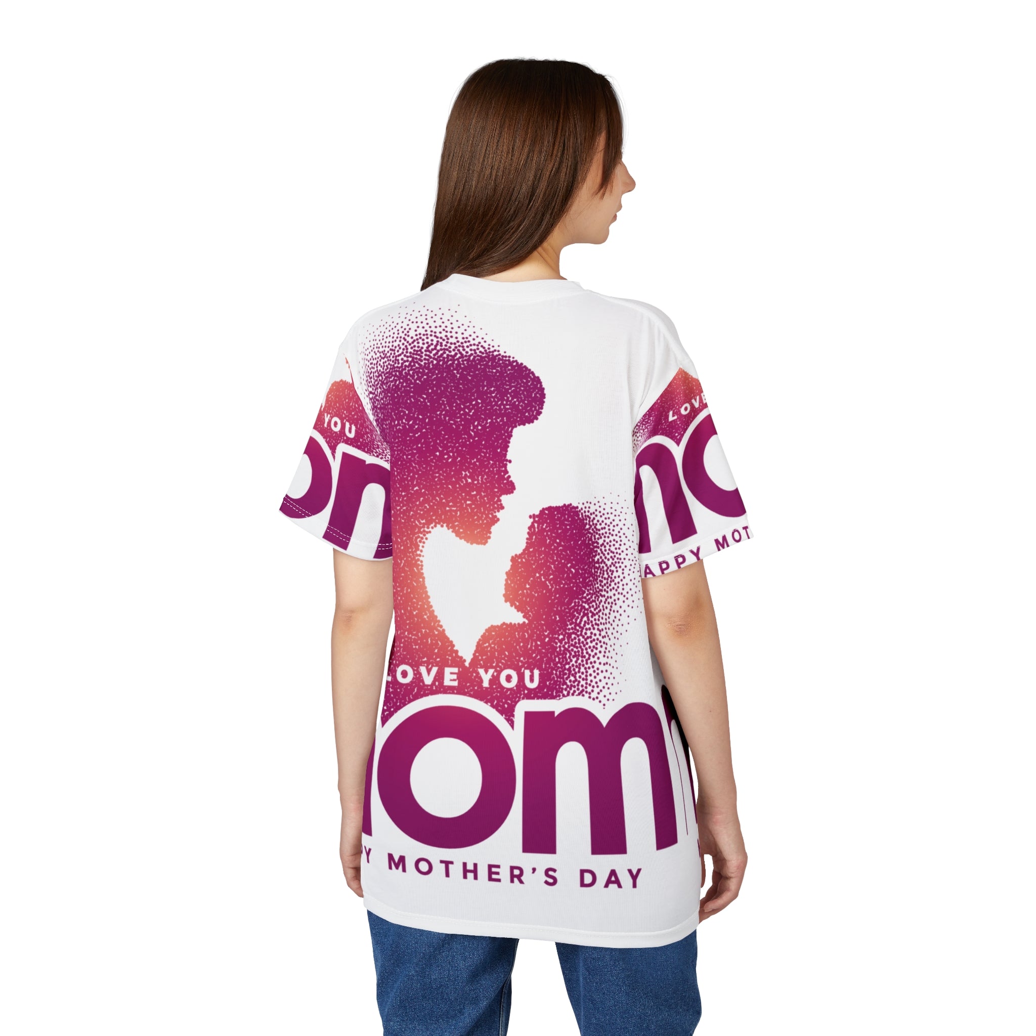 Mother's Day 'Love You Mom' All-Over Print Tee
