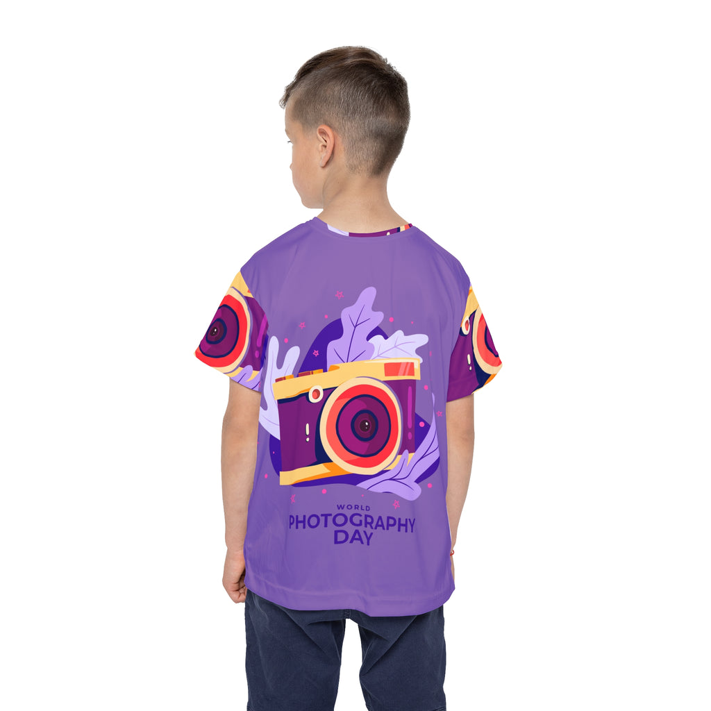 Kids Jersey - "World Photography Day" Camera Graphic