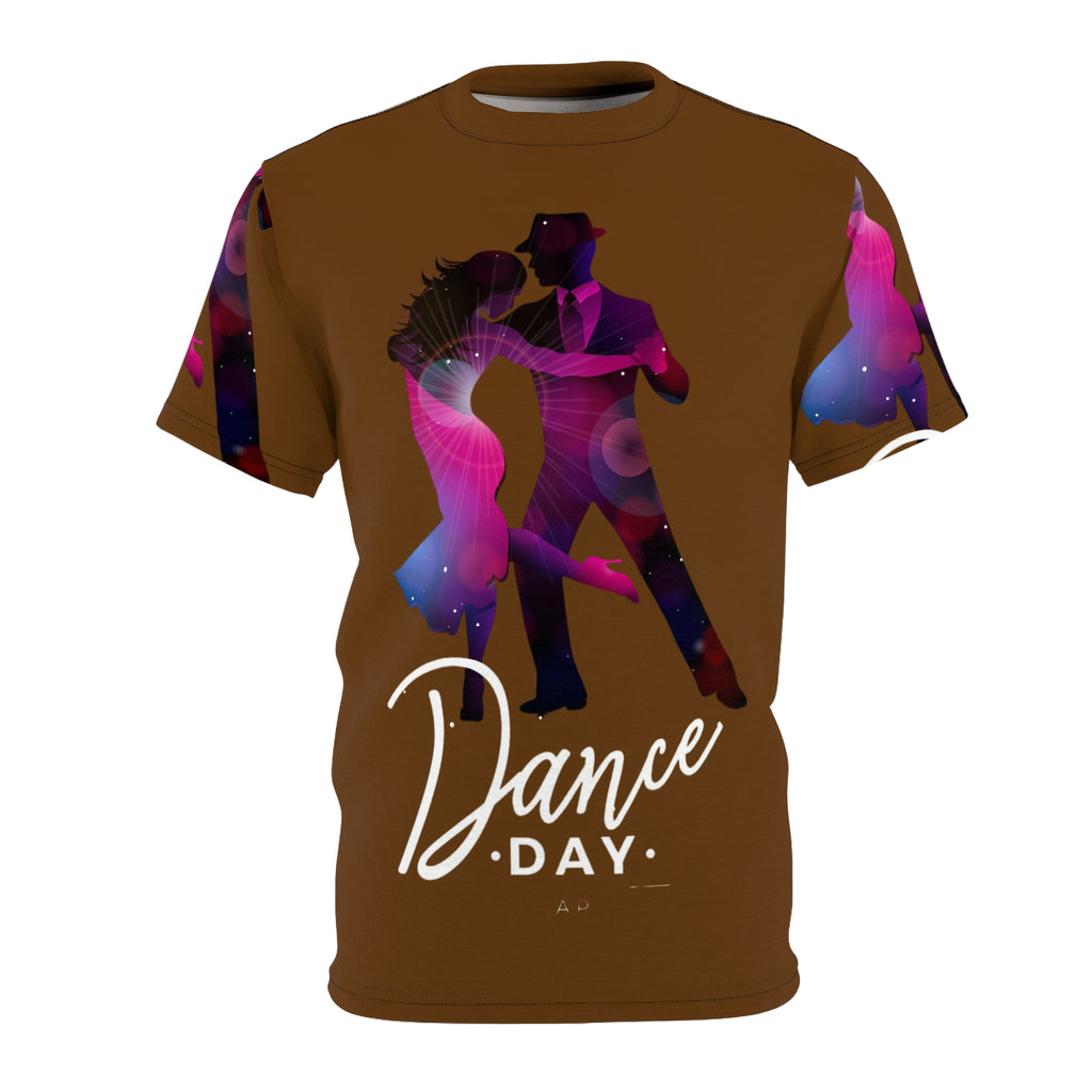 Dance Day Tee — Colorful Ballroom Dance Couple Graphic Shirt