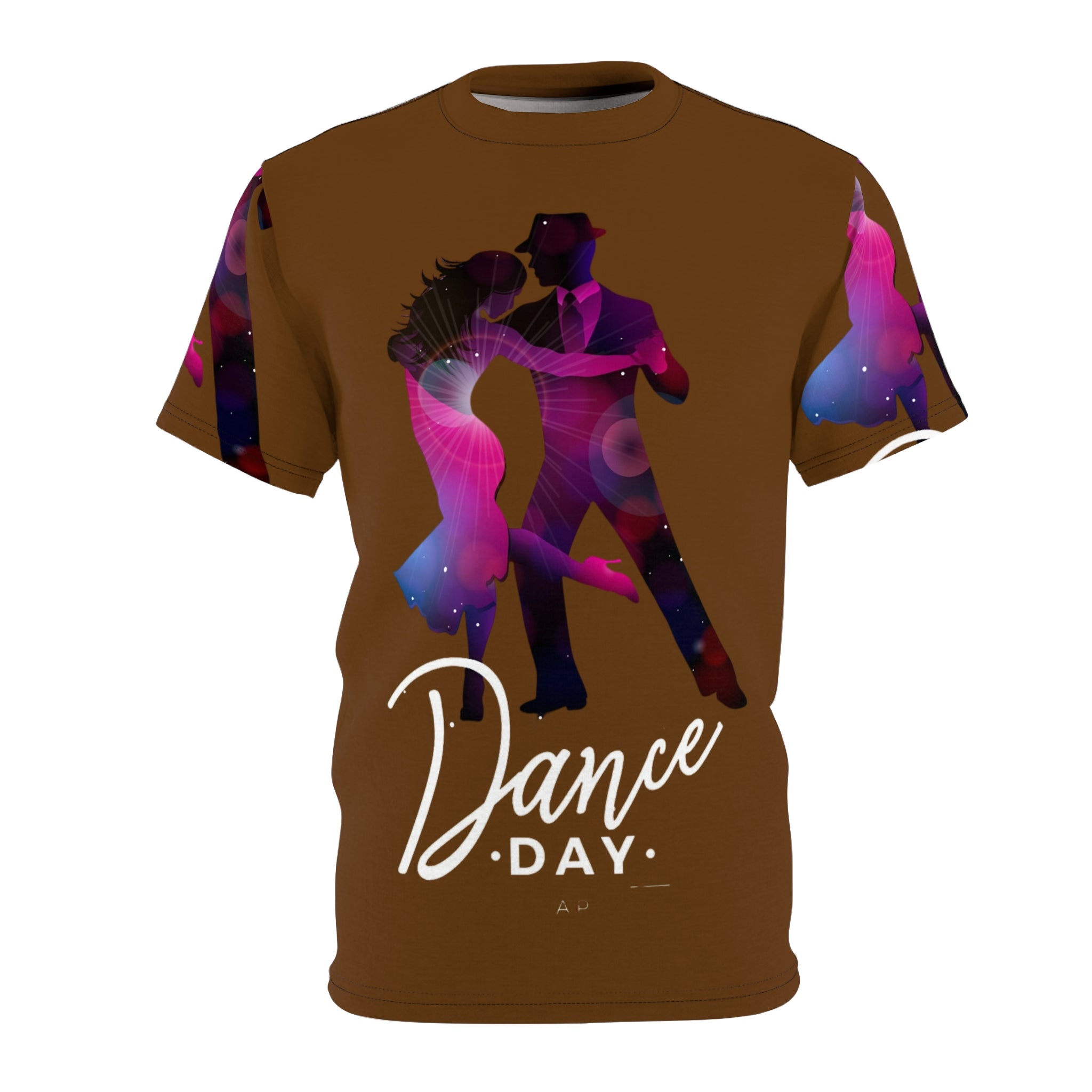 Dance Day Tee — Colorful Ballroom Dance Couple Graphic Shirt