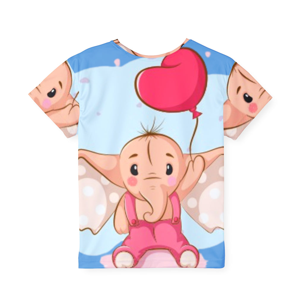 Kids Jersey — Cute Elephant Angel Baby Graphic All-Over Print