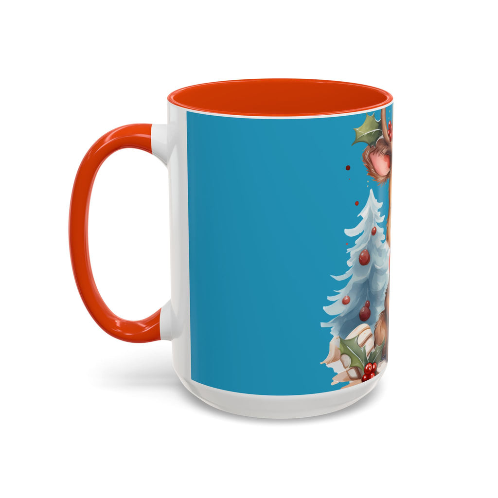 Cute Christmas Reindeer Coffee Mug (11oz & 15oz)