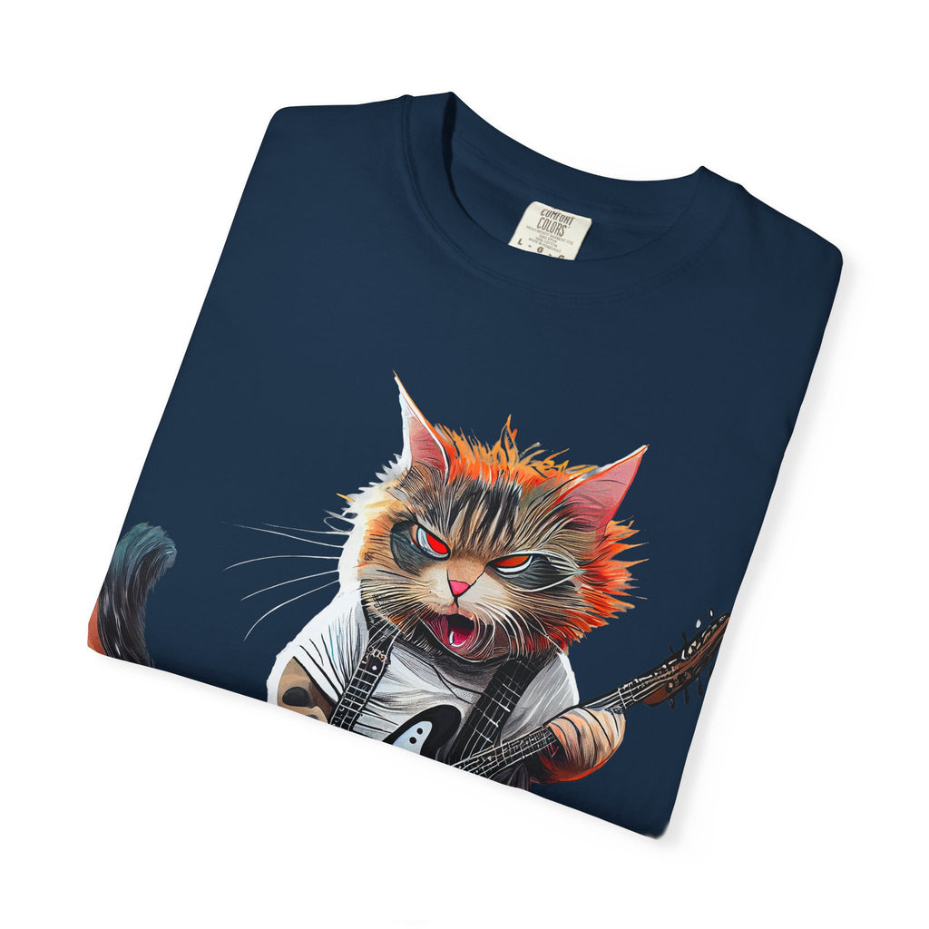 Rockin' Kitty Unisex Garment-Dyed T-Shirt