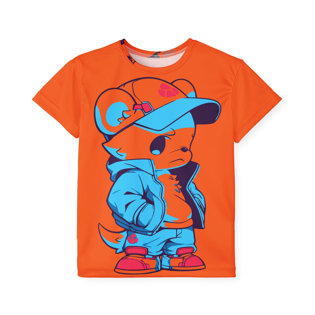 Kids Jersey — Cute Streetwear Cartoon Mouse Graphic Tee (All-Over Print)
