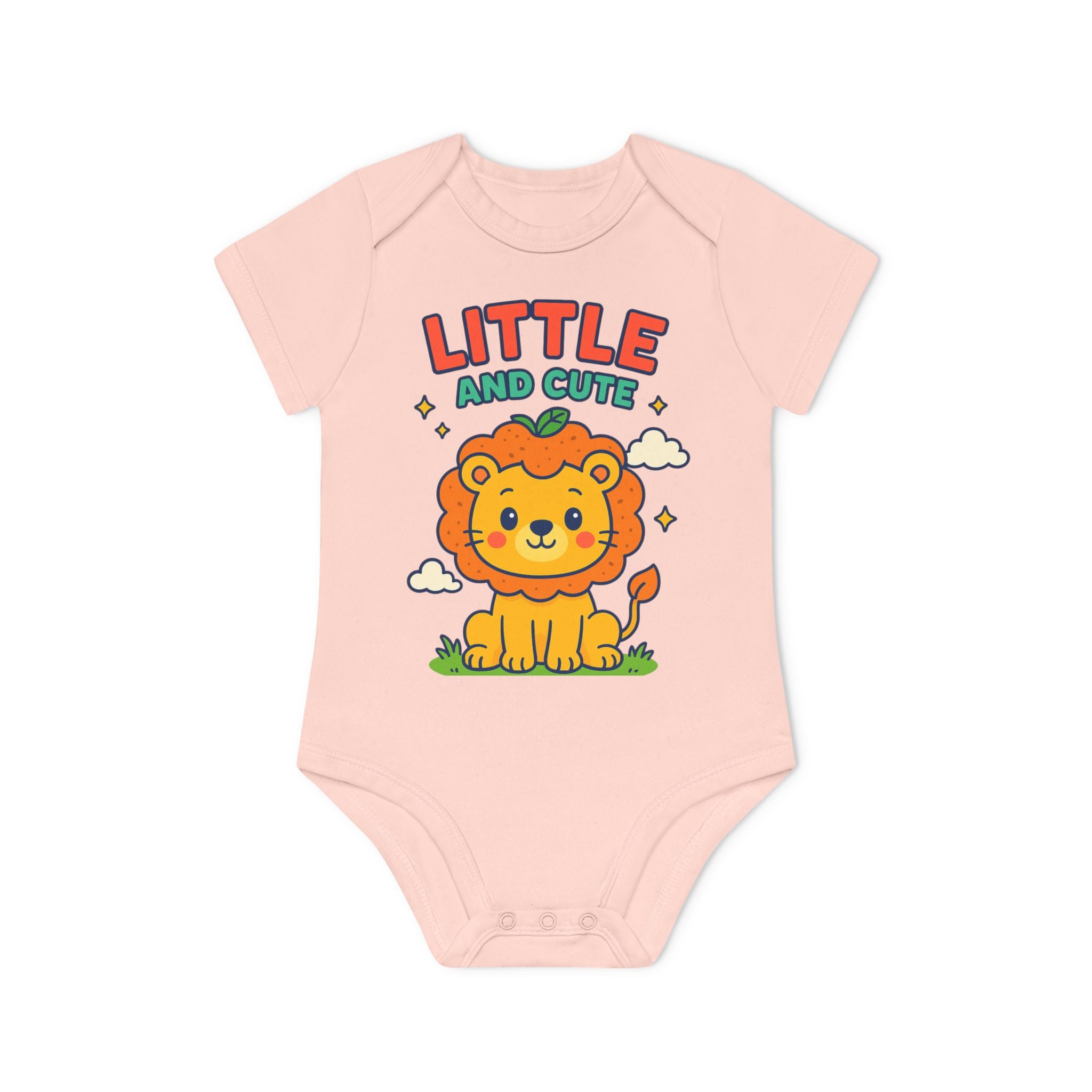 Cute Baby Lion Bodysuit, Adorable Infant Outfit, Organic Cotton Onesie, Perfect Baby Gift, Toddler Apparel, Baby Shower Essentials