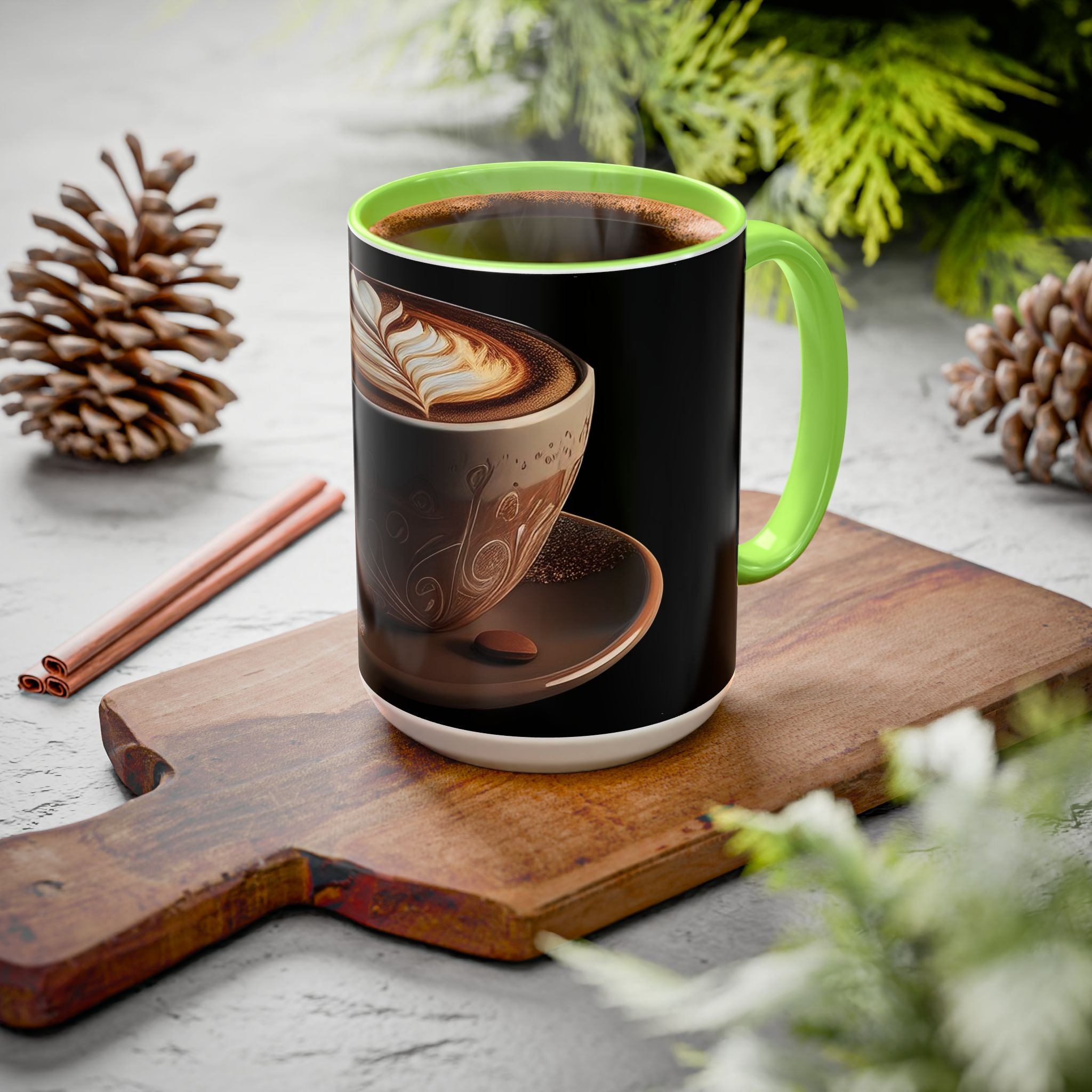 Coffee Latte Art Mug – Ceramic 11oz/15oz