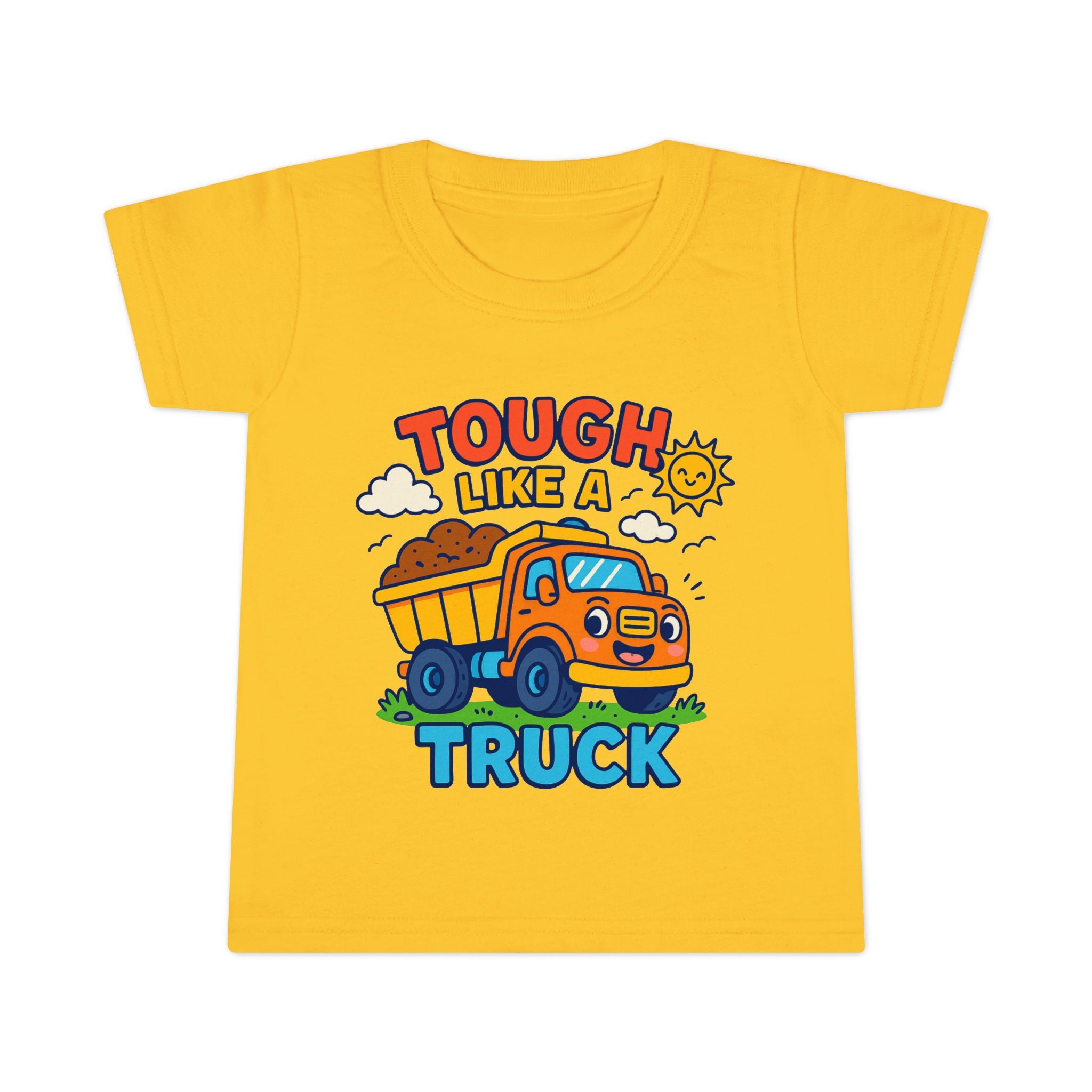 Tough Like a Truck Toddler T-Shirt | Cute Kids Tee, Truck Lover Gift, Birthday Outfit, Playtime Apparel, Toddler Casual Wear