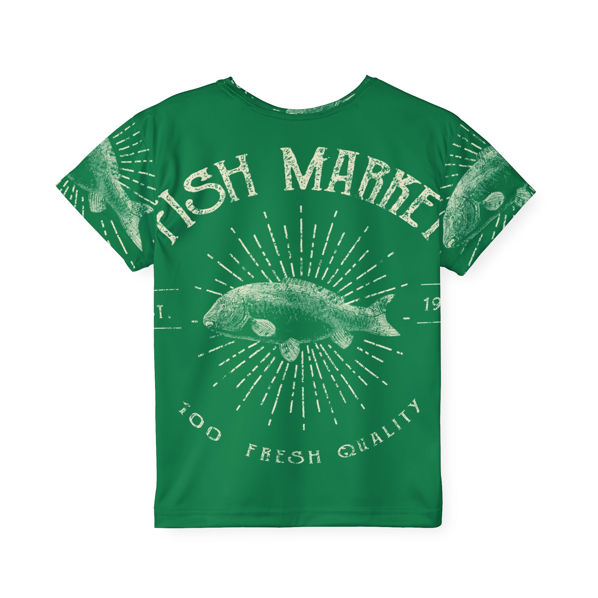 Kids Jersey - Vintage Fish Market Graphic
