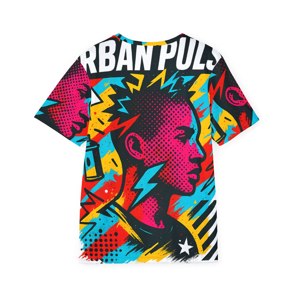 Vibrant Men's Sports Jersey, Graphic Tee, Colorful Athletic Shirt, Unique Sportswear, Perfect for Team Events, Casual Wear