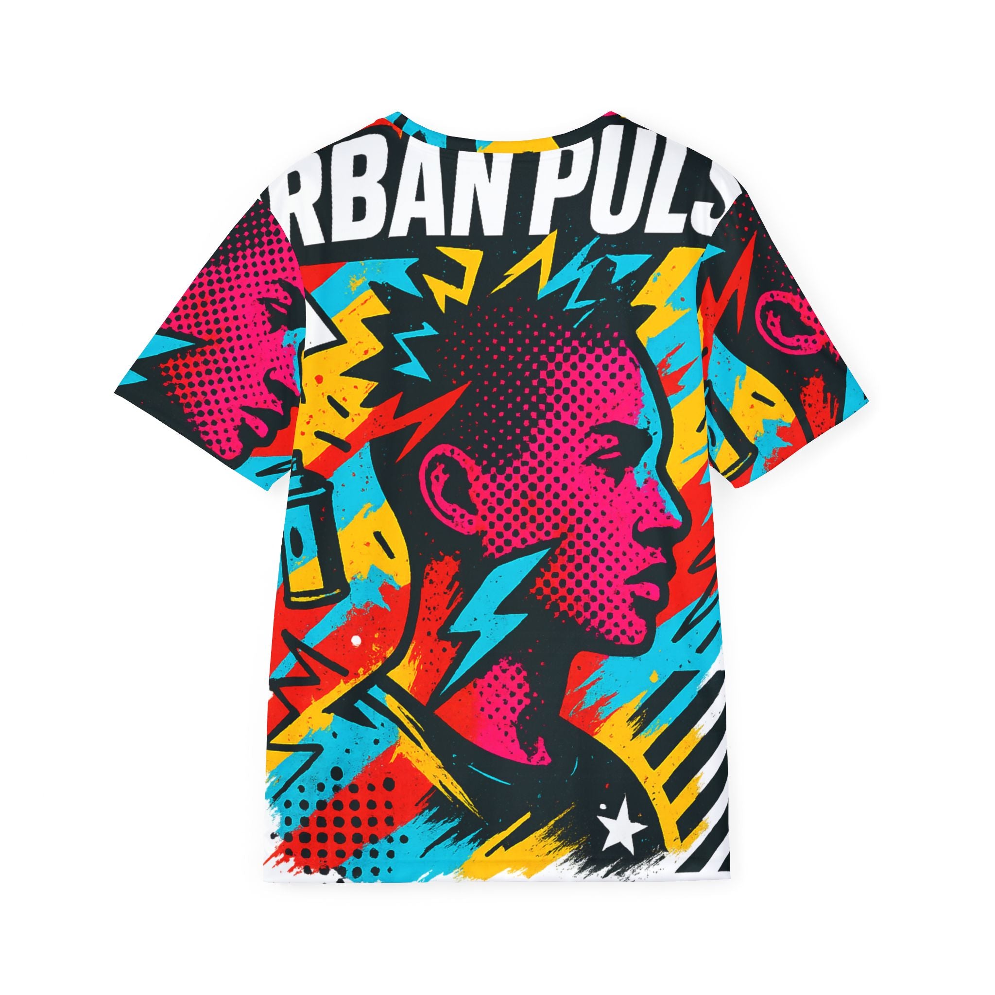 Vibrant Men's Sports Jersey, Graphic Tee, Colorful Athletic Shirt, Unique Sportswear, Perfect for Team Events, Casual Wear