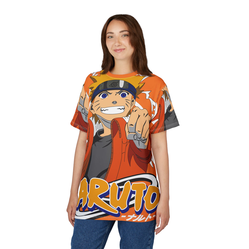 Naruto Unisex Cut & Sew Tee - Manga Inspired Graphic Shirt