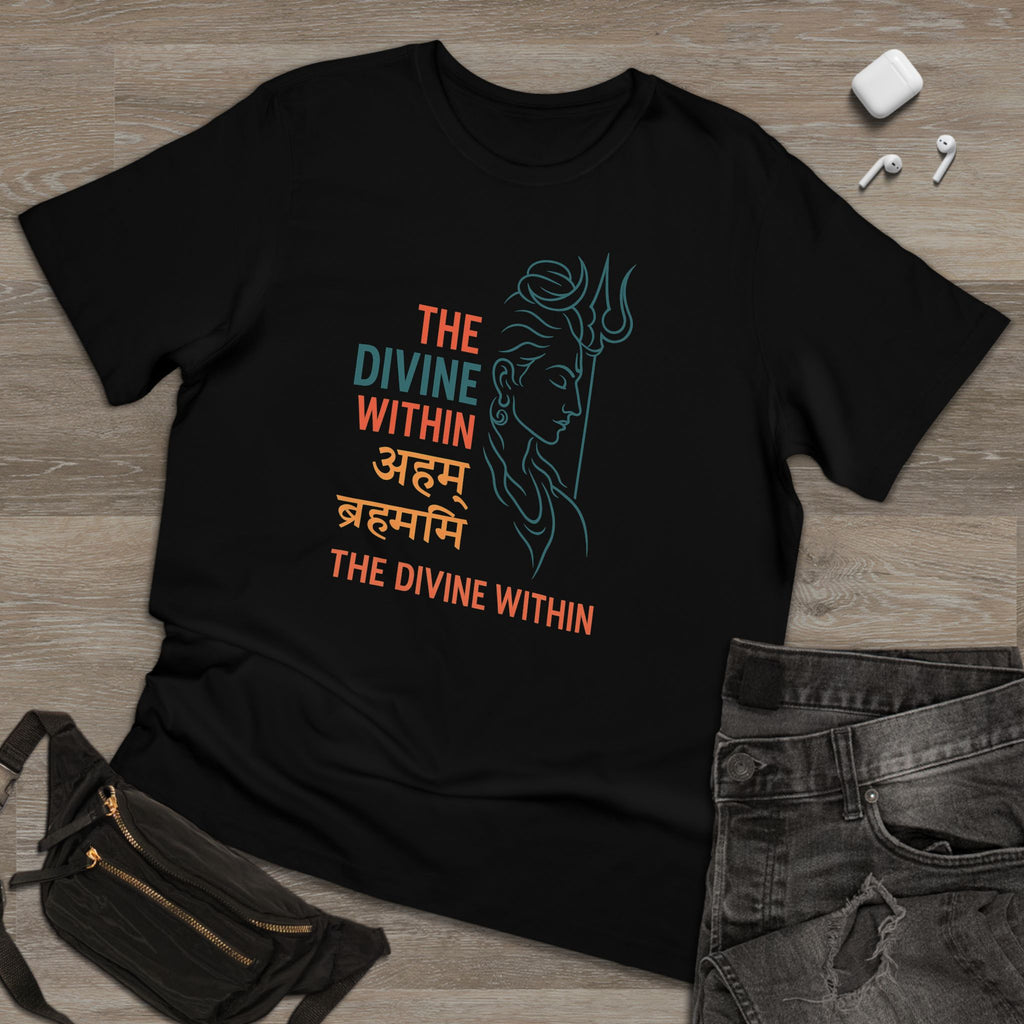 Spiritual Unisex T-shirt, Meditative Tee, Yoga Apparel, Divine Design Shirt, Gift for Mindfulness, Festival Wear