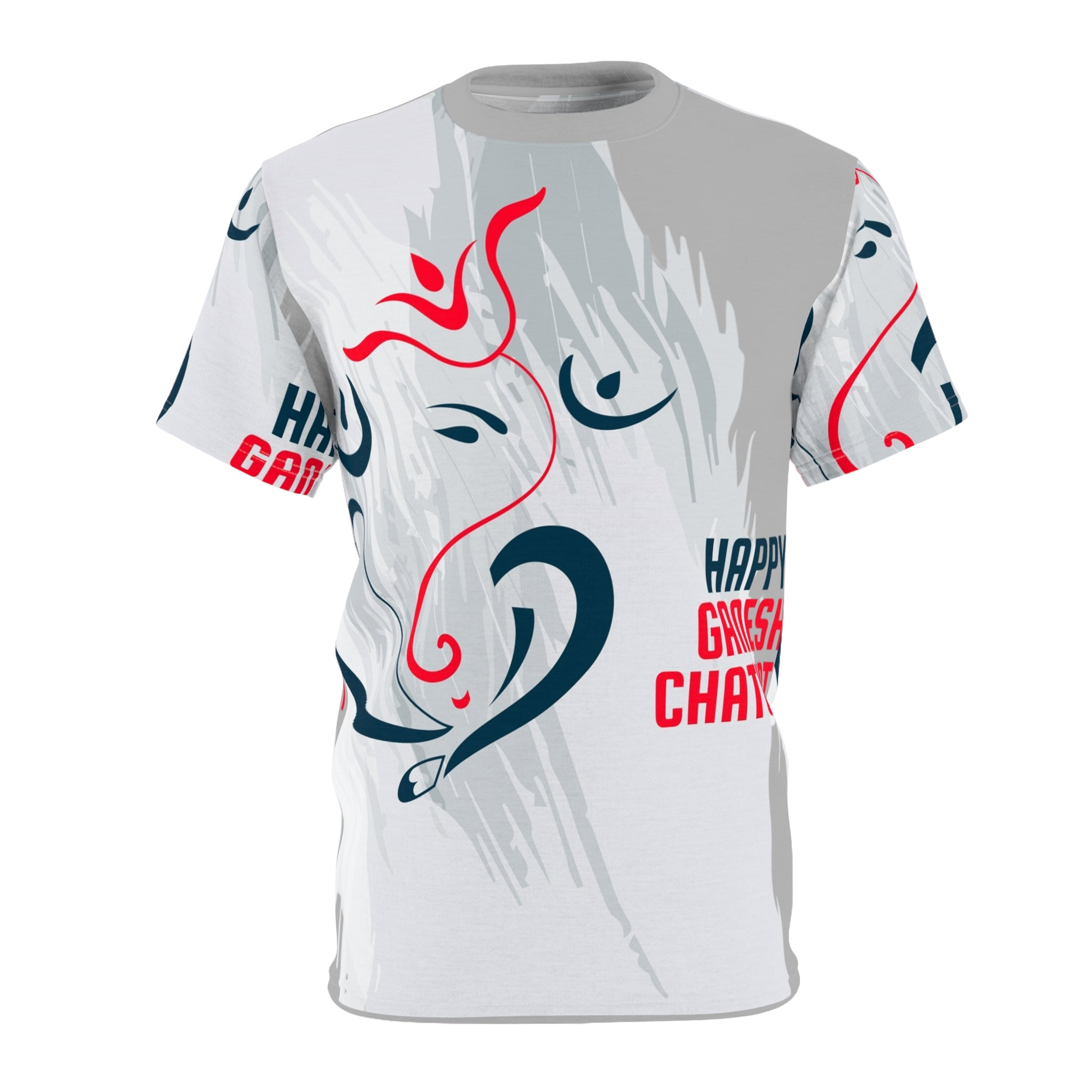 Ganesh Chaturthi Graphic Tee — Lord Ganesha AOP Cut & Sew Shirt