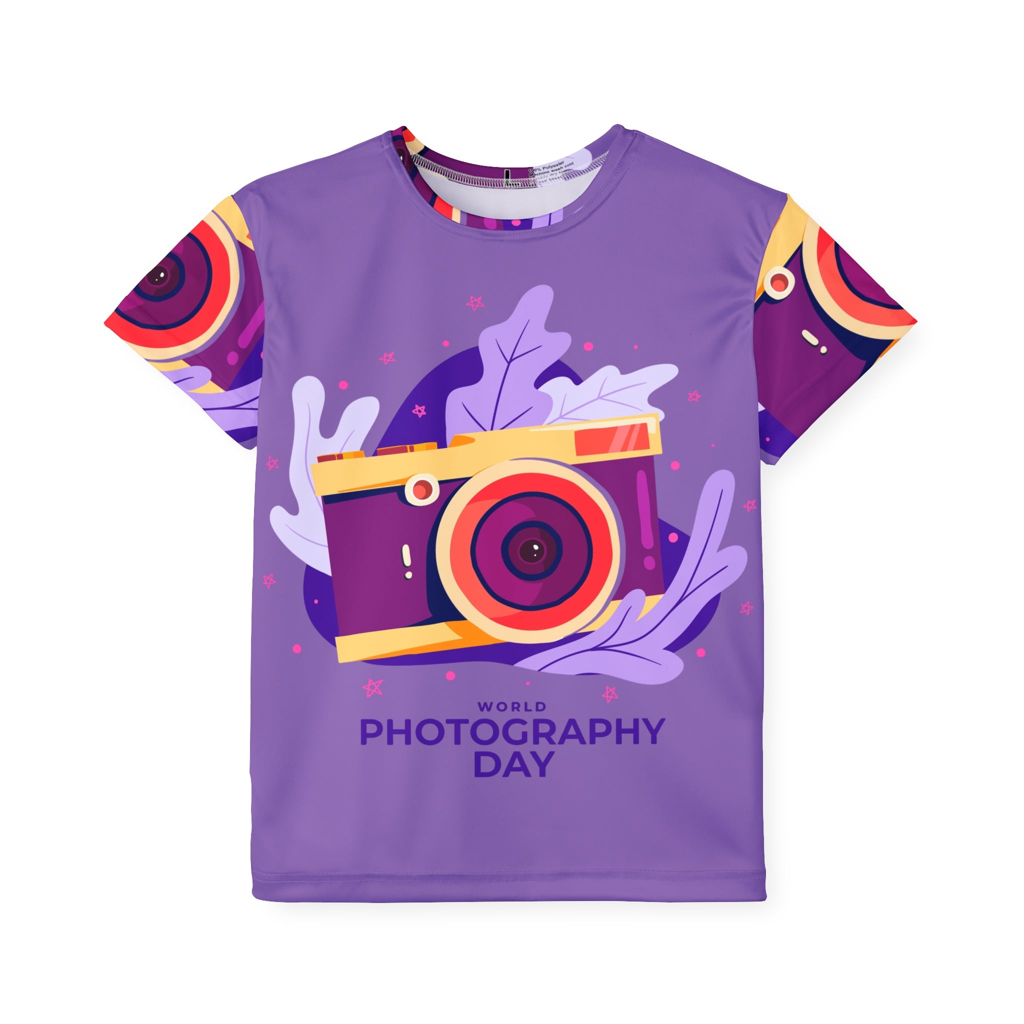 Kids Jersey - "World Photography Day" Camera Graphic