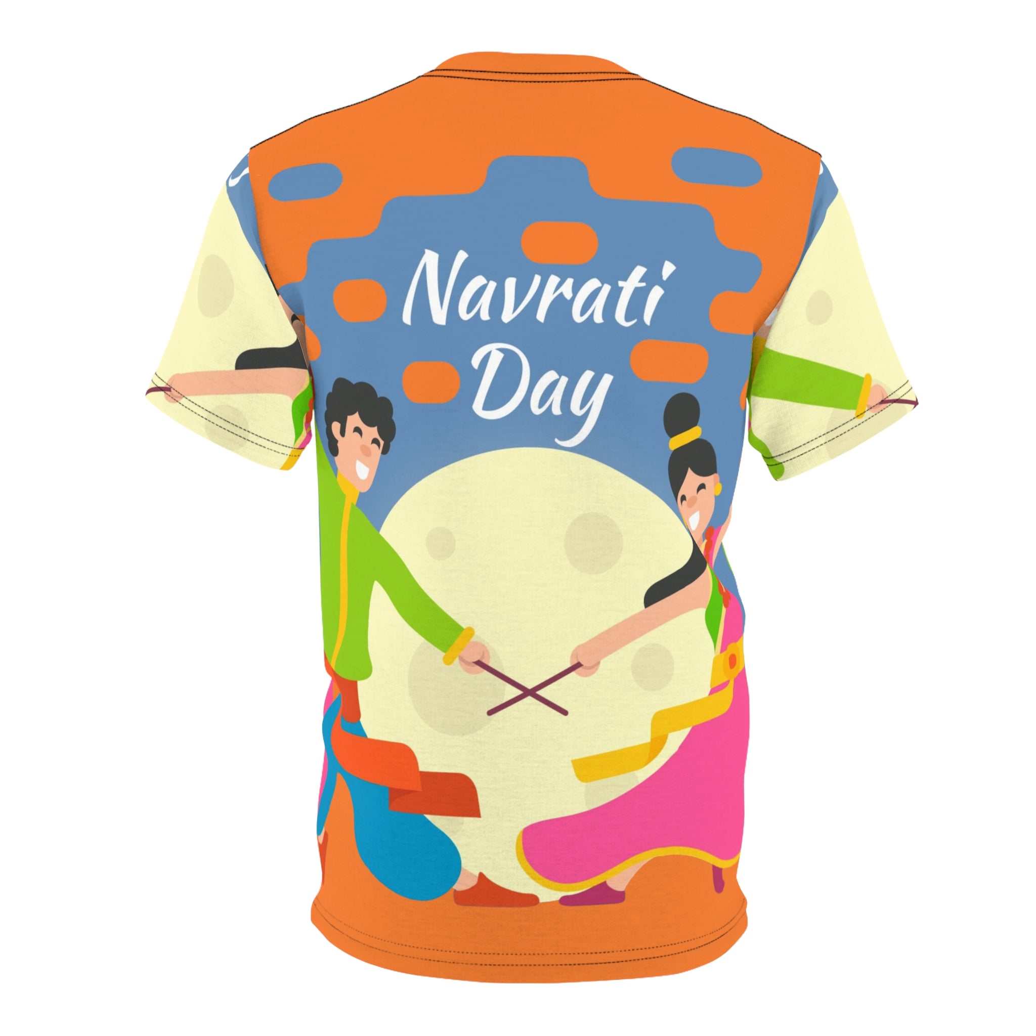 Navratri Day Tee — Colorful Dandiya Dance Festival Shirt