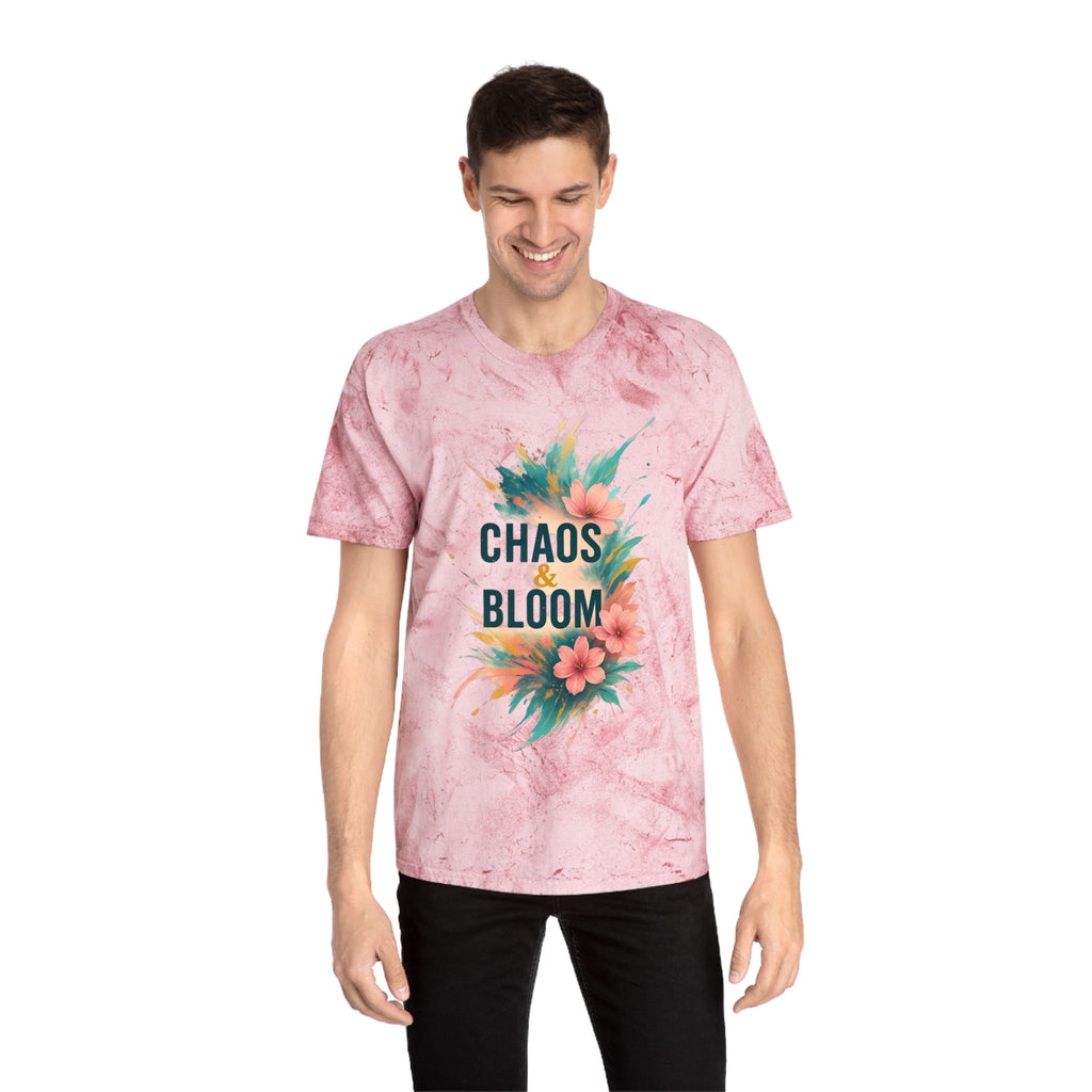 Unisex Bohemian Floral T-Shirt, Chaos & Bloom Tee, Summer Shirt, Gift for Nature Lovers, Trendy Casual Wear, Unique Statement Tee