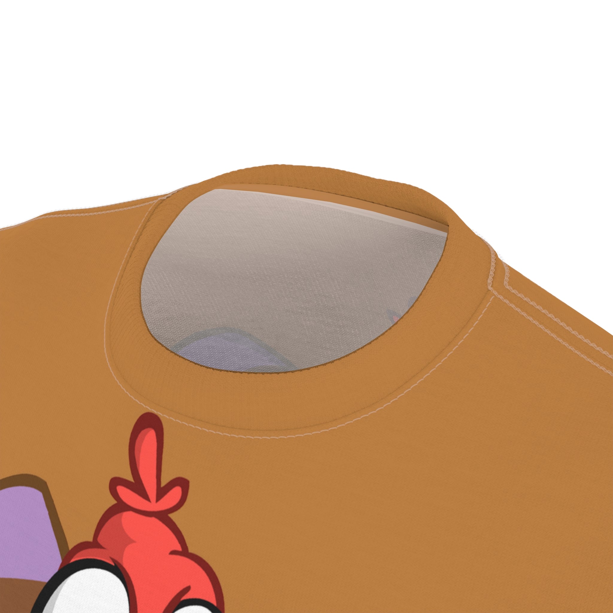 Turkey Cartoon All-Over Print Tee — Funny Thanksgiving Turkey Shirt