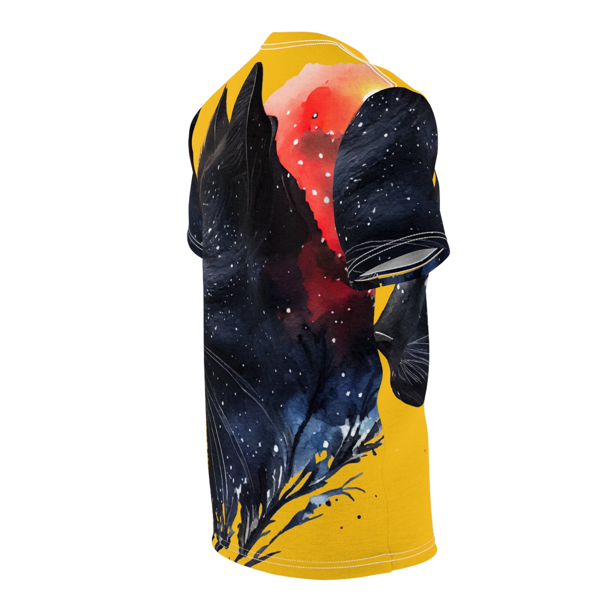 Galactic Cat Unisex Cut & Sew Tee