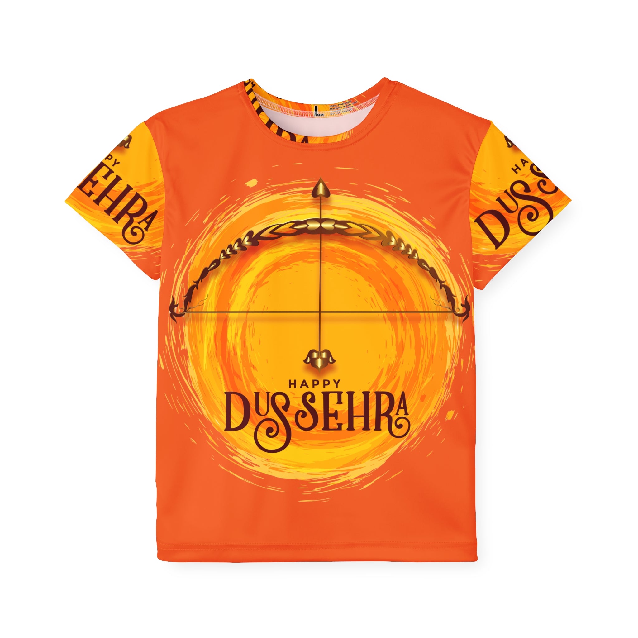 Kids Jersey — Happy Dussehra Bow & Sun Festival Shirt