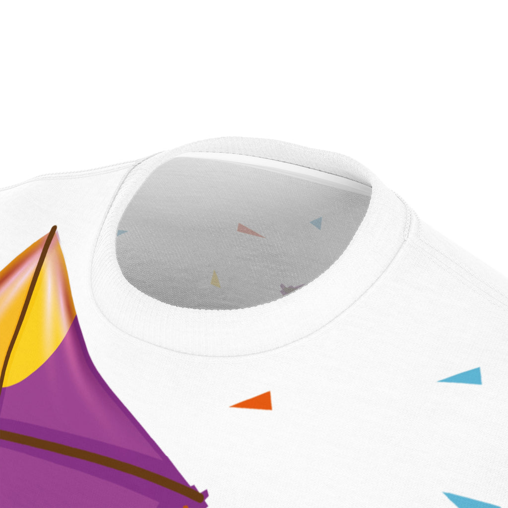 Makar Sankranti Kite Festival Tee — "Happy Makar Sankranti" All-Over Print T-Shirt