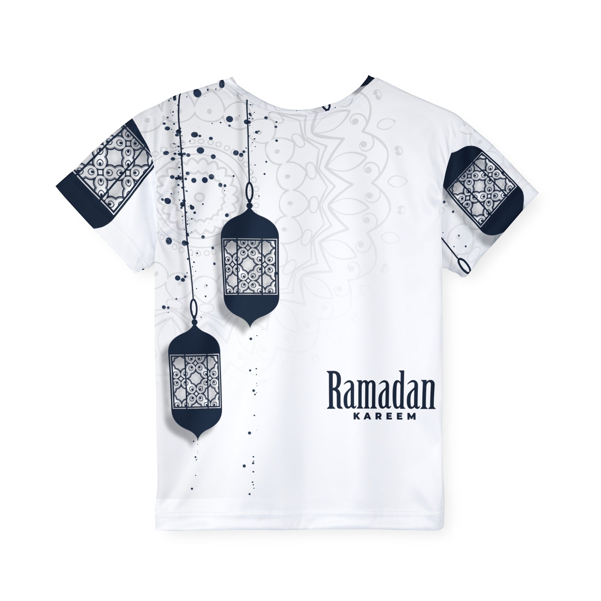 Ramadan Kareem Kids Jersey — Lantern Graphic AOP Sports Tee