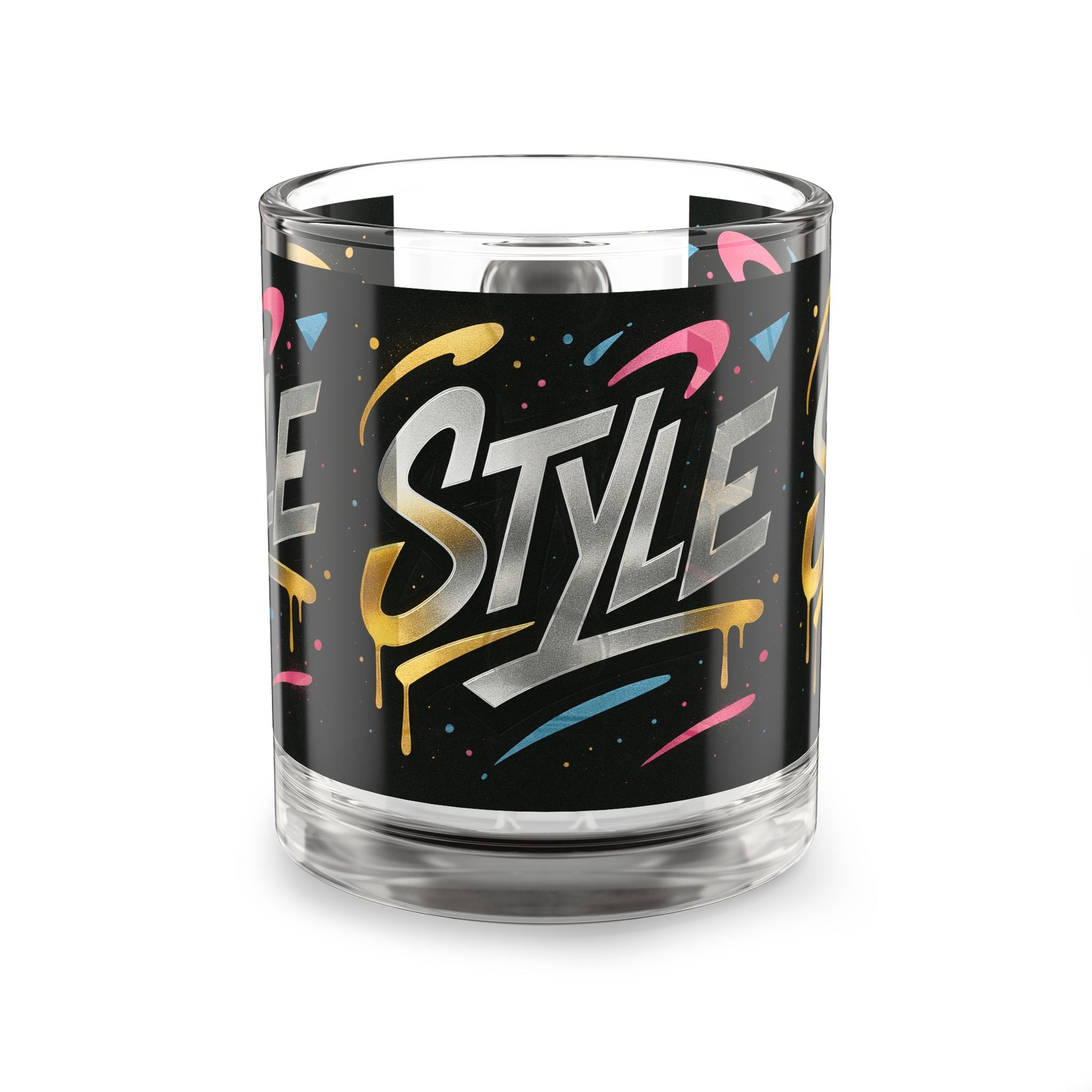 Glass Mug — 'Style' Graffiti Design 10oz