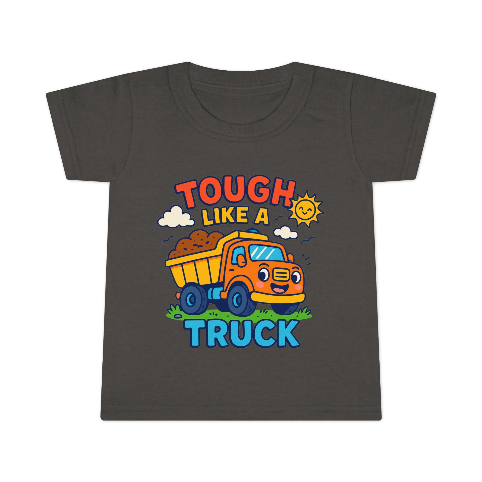 Tough Like a Truck Toddler T-Shirt | Cute Kids Tee, Truck Lover Gift, Birthday Outfit, Playtime Apparel, Toddler Casual Wear