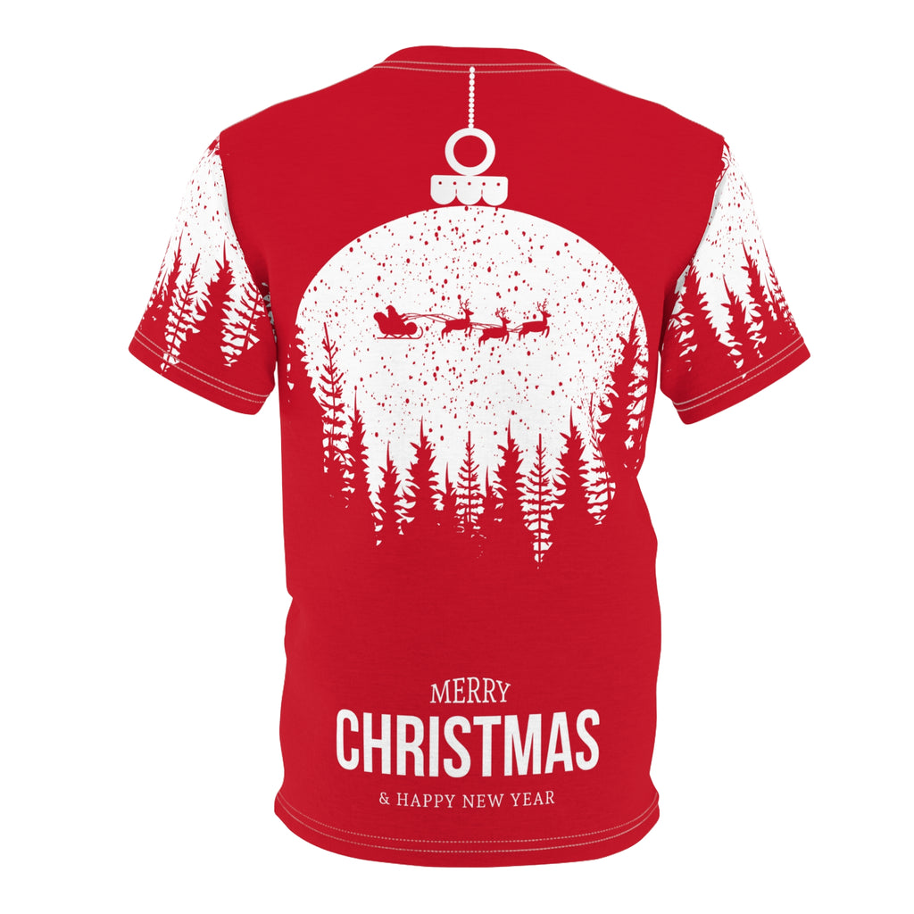 Christmas Ornament Tee — 'Merry Christmas & Happy New Year' Holiday T‑Shirt