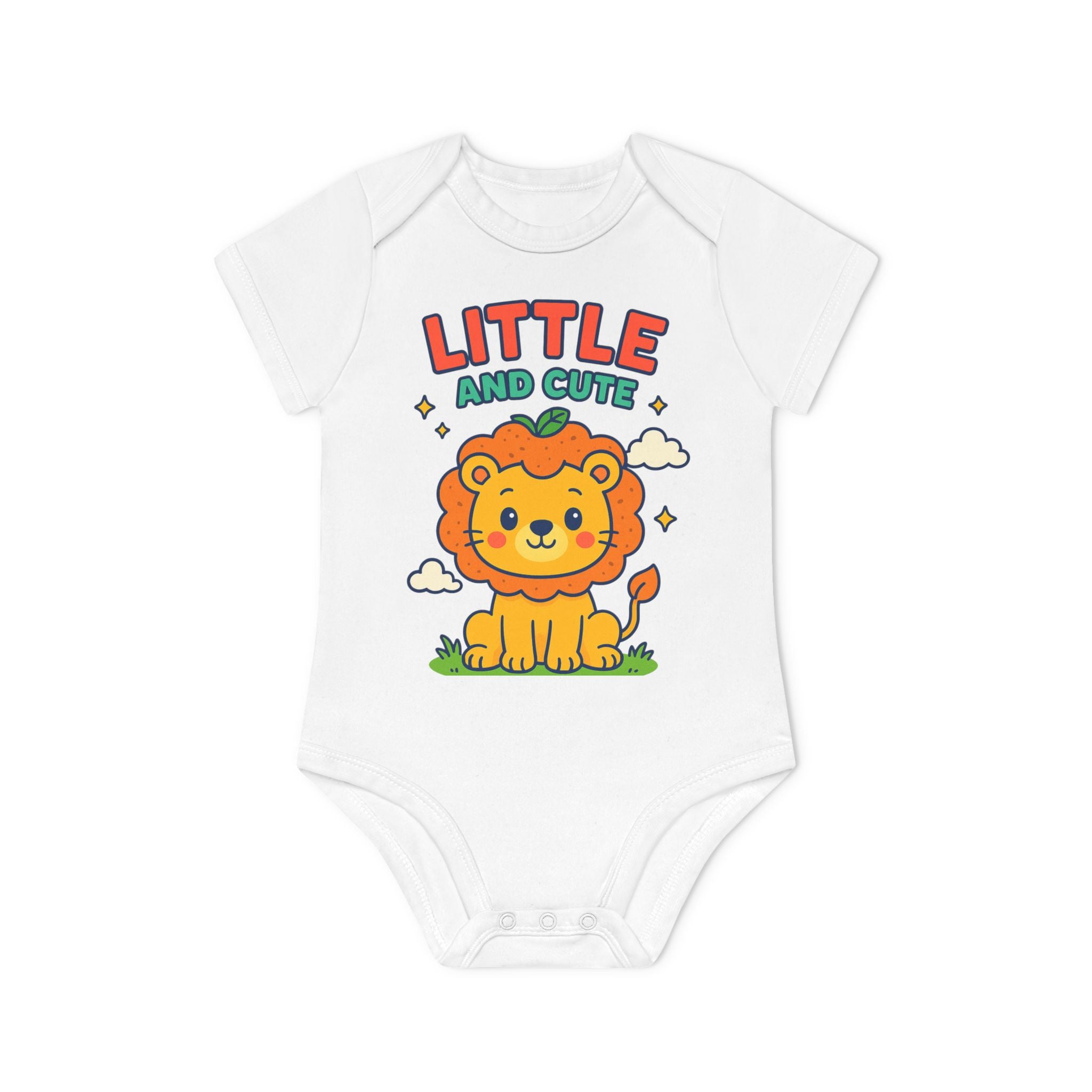 Cute Baby Lion Bodysuit, Adorable Infant Outfit, Organic Cotton Onesie, Perfect Baby Gift, Toddler Apparel, Baby Shower Essentials