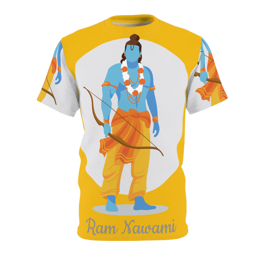 Ram Navami Graphic Tee — Lord Rama Illustration All-Over Print