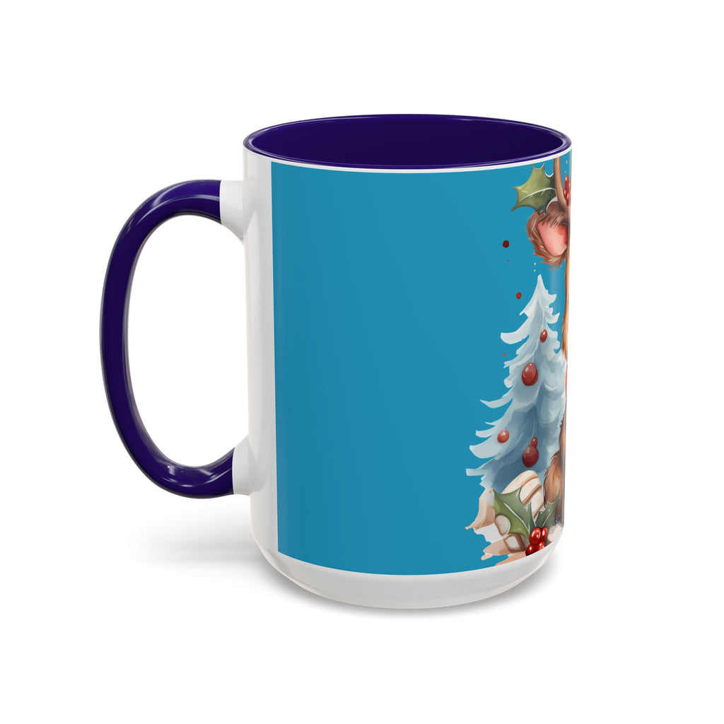 Cute Christmas Reindeer Coffee Mug (11oz & 15oz)