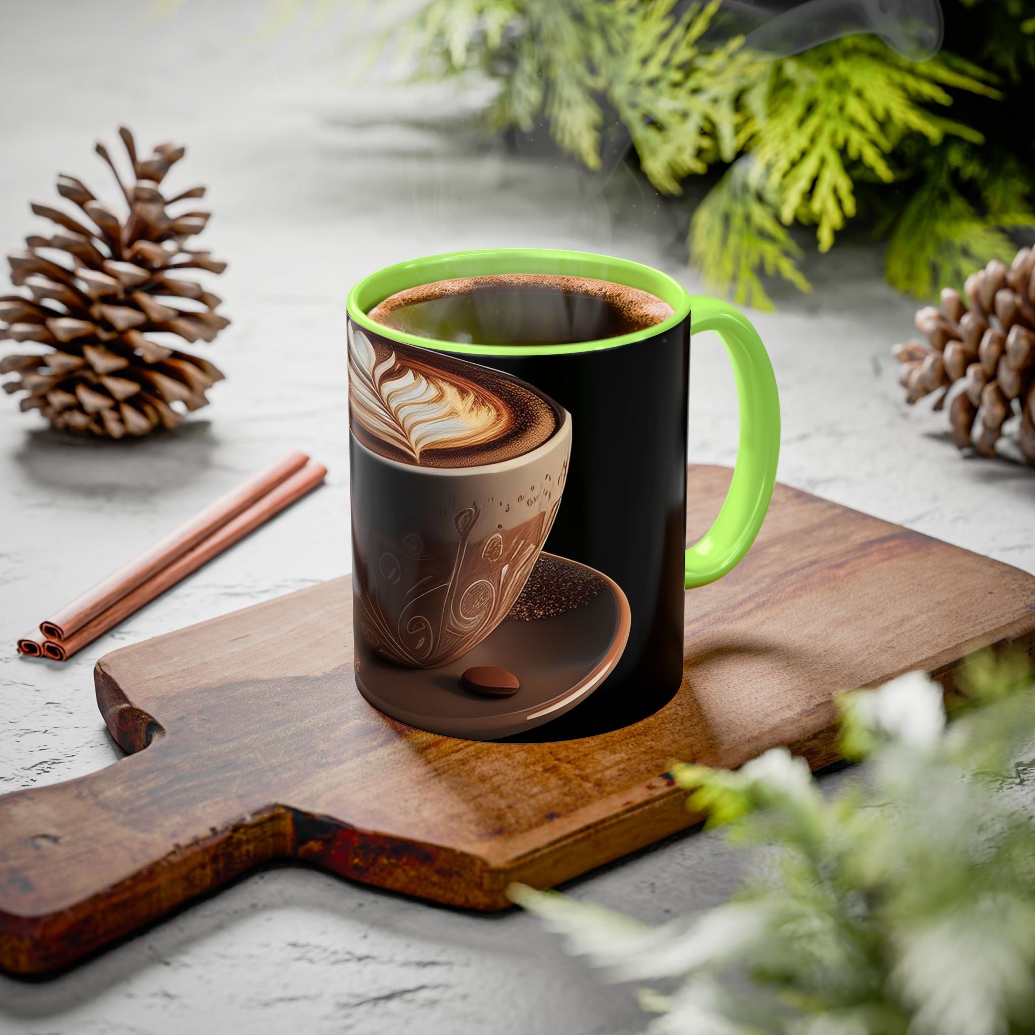 Coffee Latte Art Mug – Ceramic 11oz/15oz