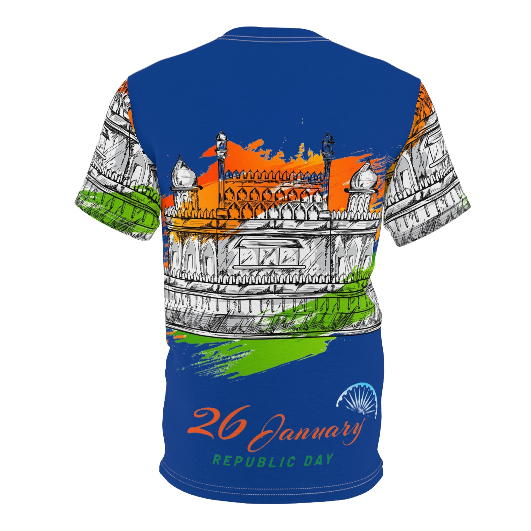 Republic Day 26 January Tee — India Tricolor Monument All-Over Print