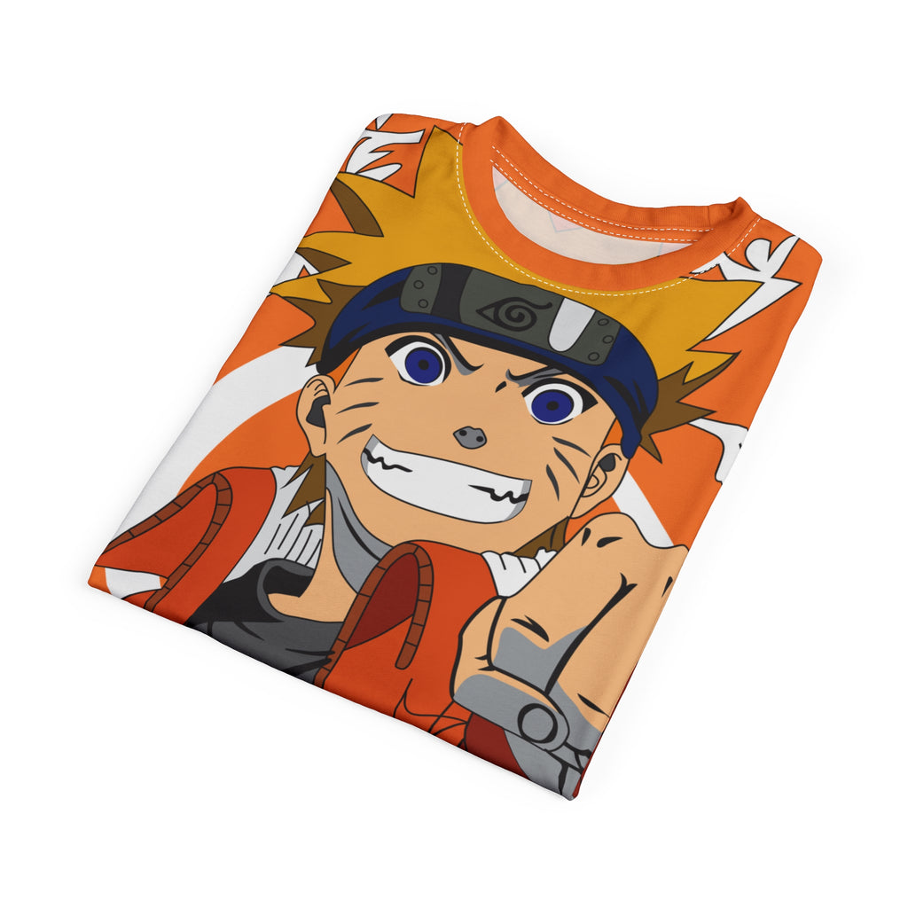 Naruto Unisex Cut & Sew Tee - Manga Inspired Graphic Shirt