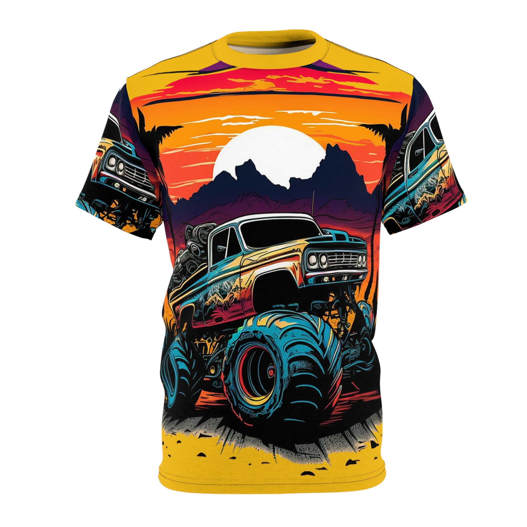 Monster Truck Adventure Tee - Unisex AOP