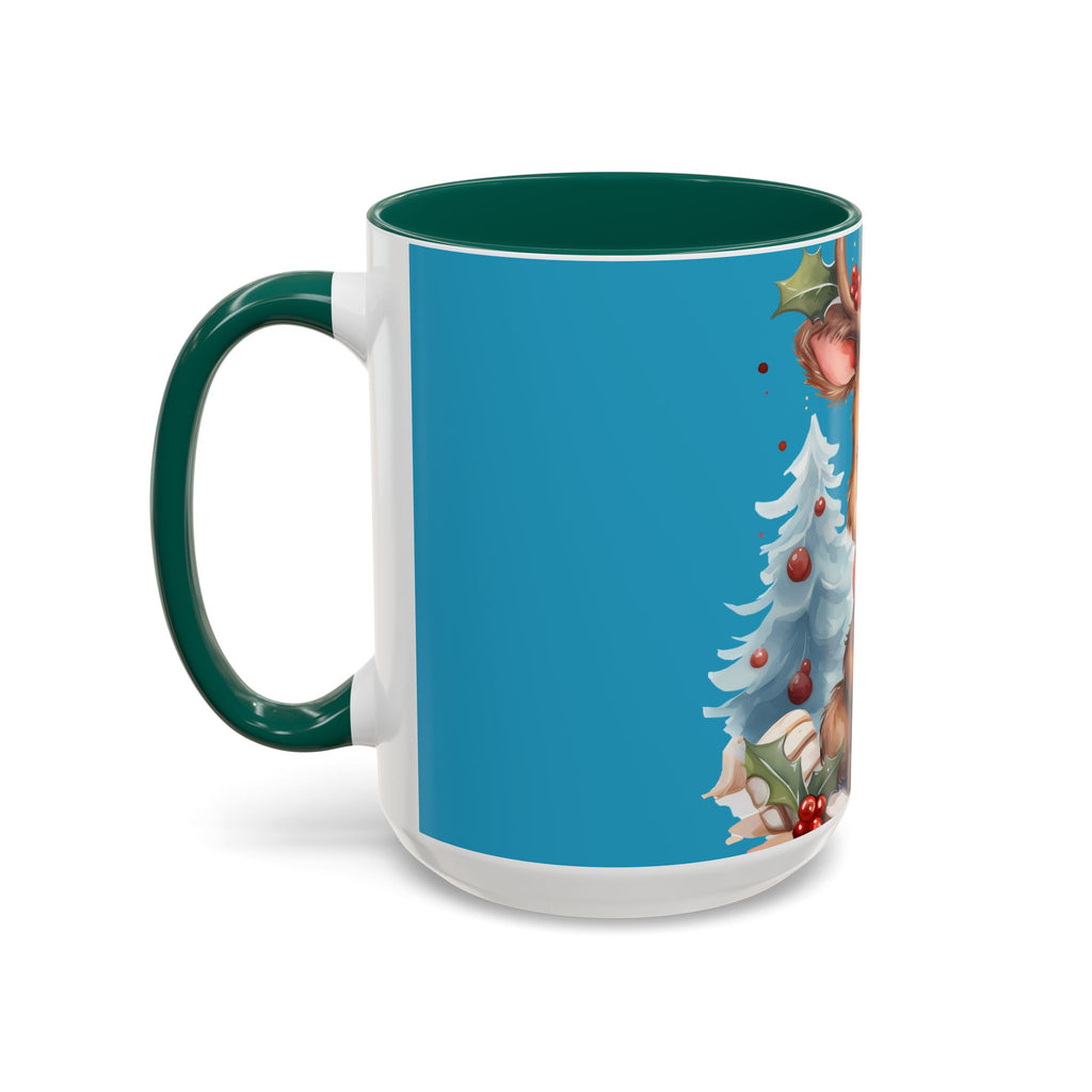 Cute Christmas Reindeer Coffee Mug (11oz & 15oz)