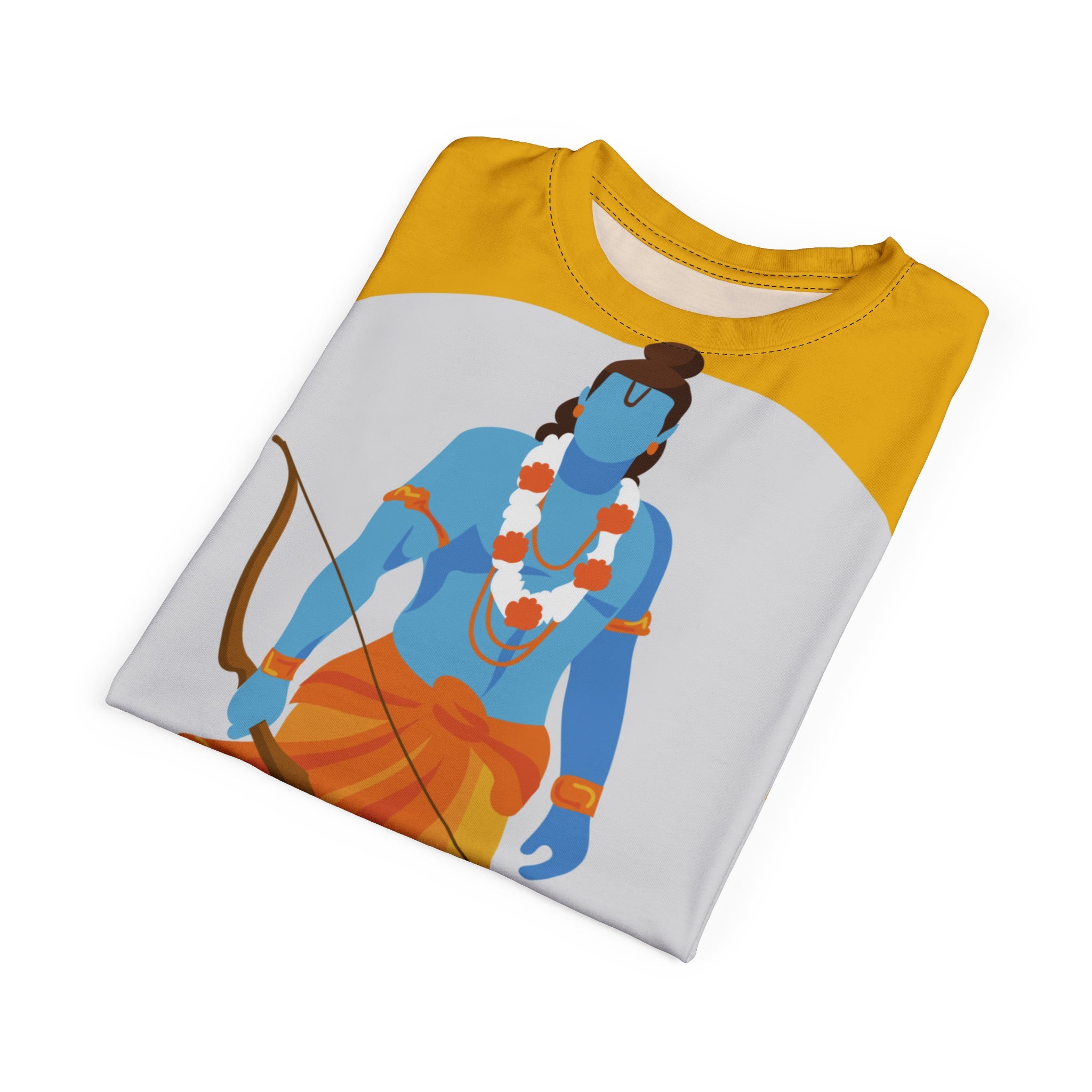 Ram Navami Graphic Tee — Lord Rama Illustration All-Over Print