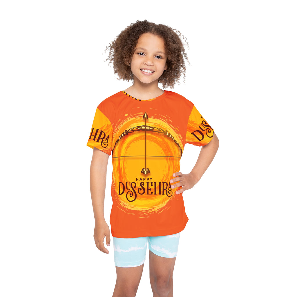 Kids Jersey — Happy Dussehra Bow & Sun Festival Shirt