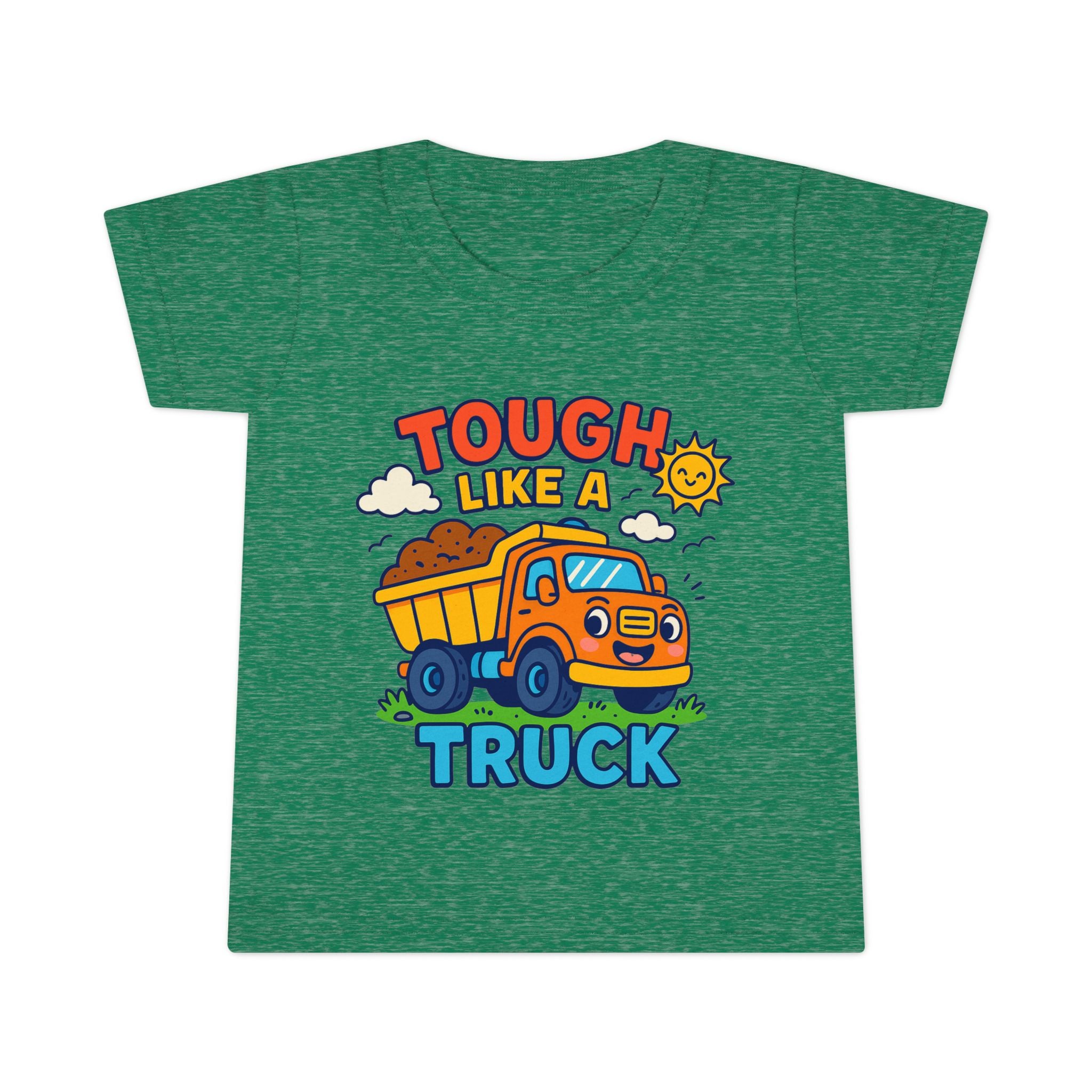 Tough Like a Truck Toddler T-Shirt | Cute Kids Tee, Truck Lover Gift, Birthday Outfit, Playtime Apparel, Toddler Casual Wear