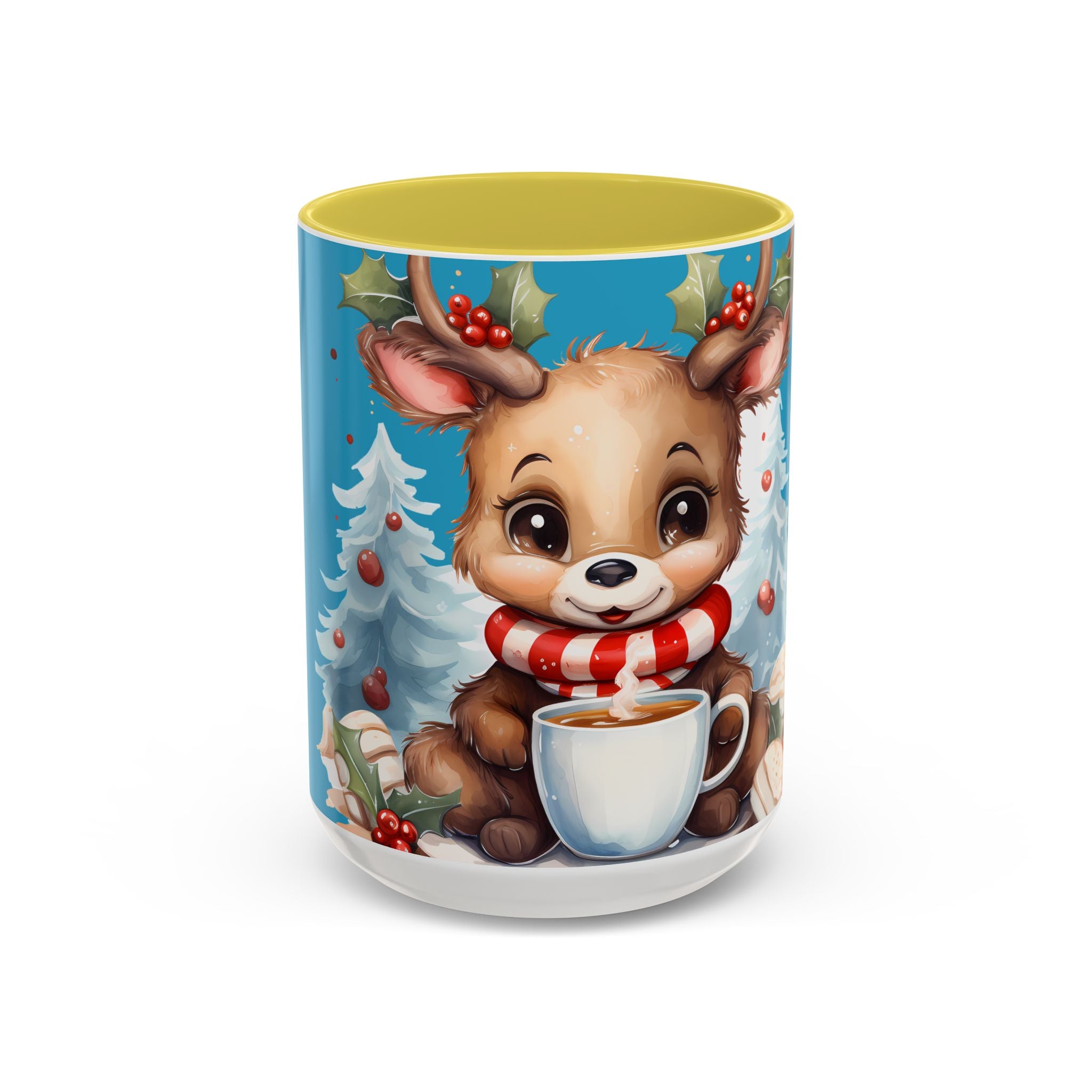 Cute Christmas Reindeer Coffee Mug (11oz & 15oz)