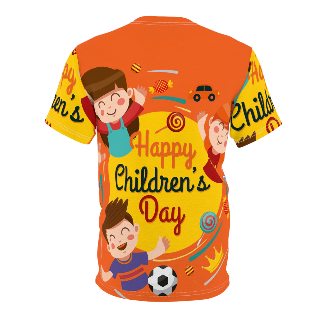 Happy Children’s Day Kids Tee — Colorful Celebration All-Over Print