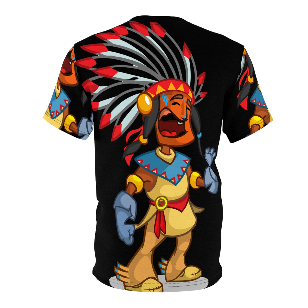Cartoon Native Chief Tee Shirt