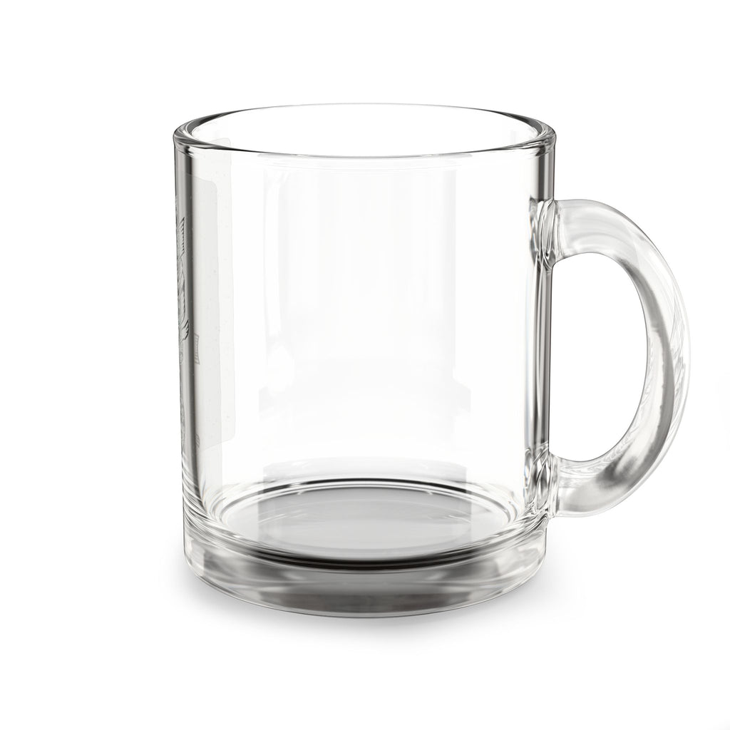 Guitar Music Glass Mug — 10oz Clear Musician Coffee & Tea Cup