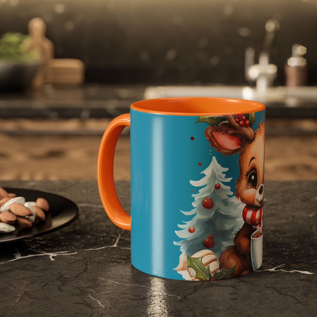 Cute Christmas Reindeer Coffee Mug (11oz & 15oz)