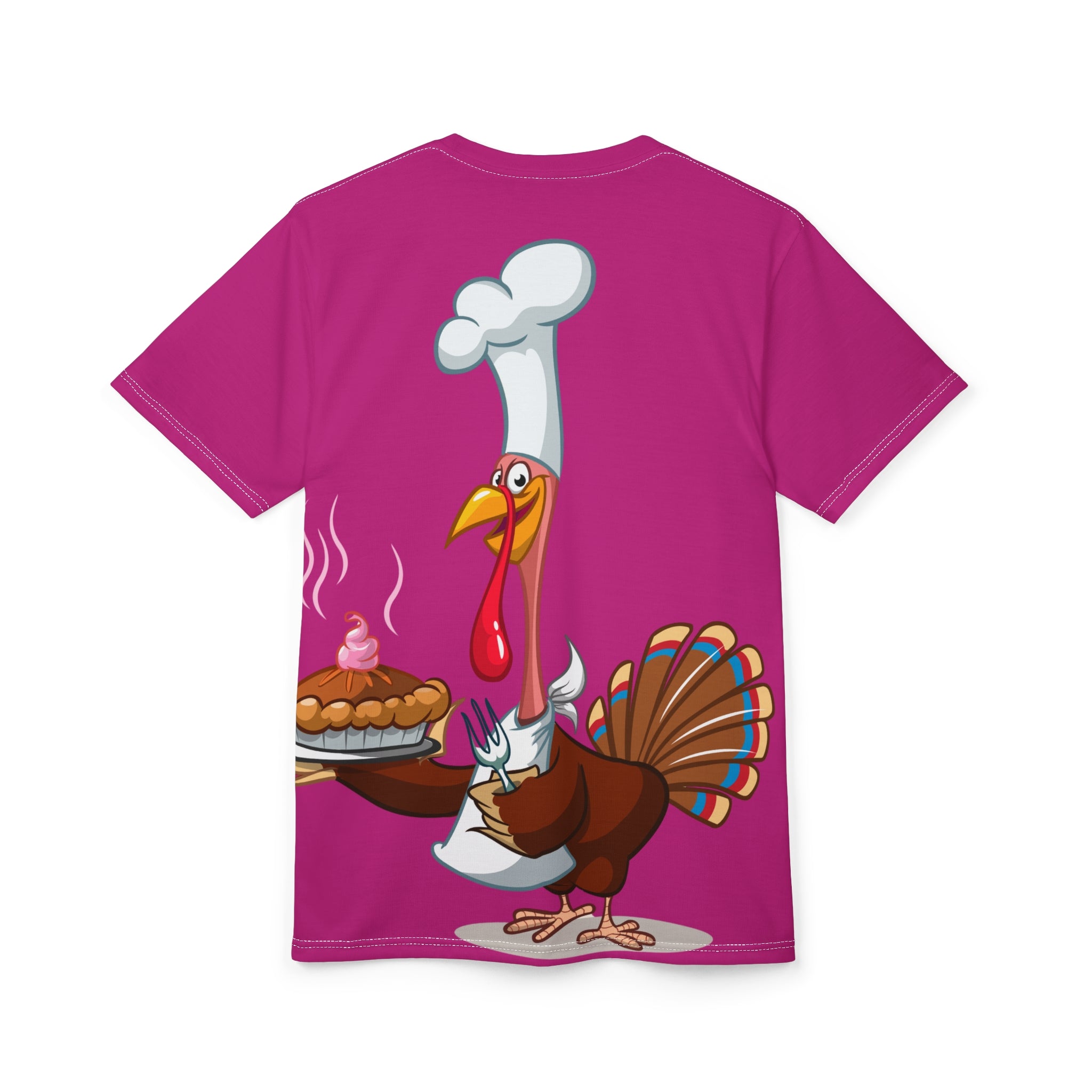 Chef Turkey T‑Shirt — Funny Thanksgiving Chef Turkey Pie Tee