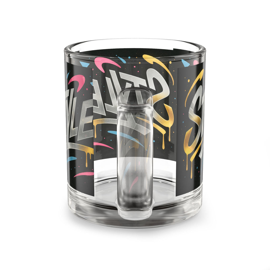 Glass Mug — 'Style' Graffiti Design 10oz