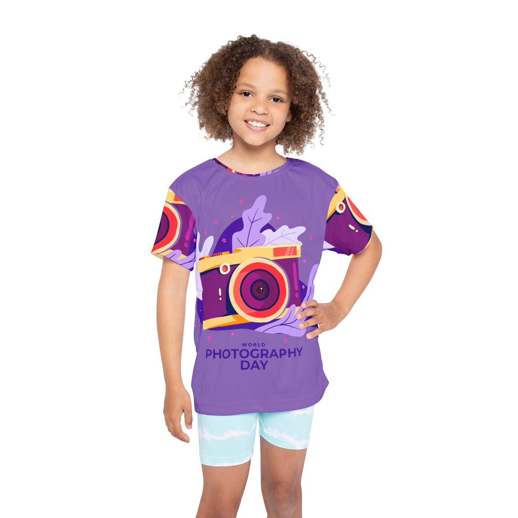 Kids Jersey - "World Photography Day" Camera Graphic