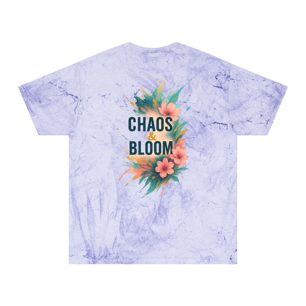 Unisex Bohemian Floral T-Shirt, Chaos & Bloom Tee, Summer Shirt, Gift for Nature Lovers, Trendy Casual Wear, Unique Statement Tee